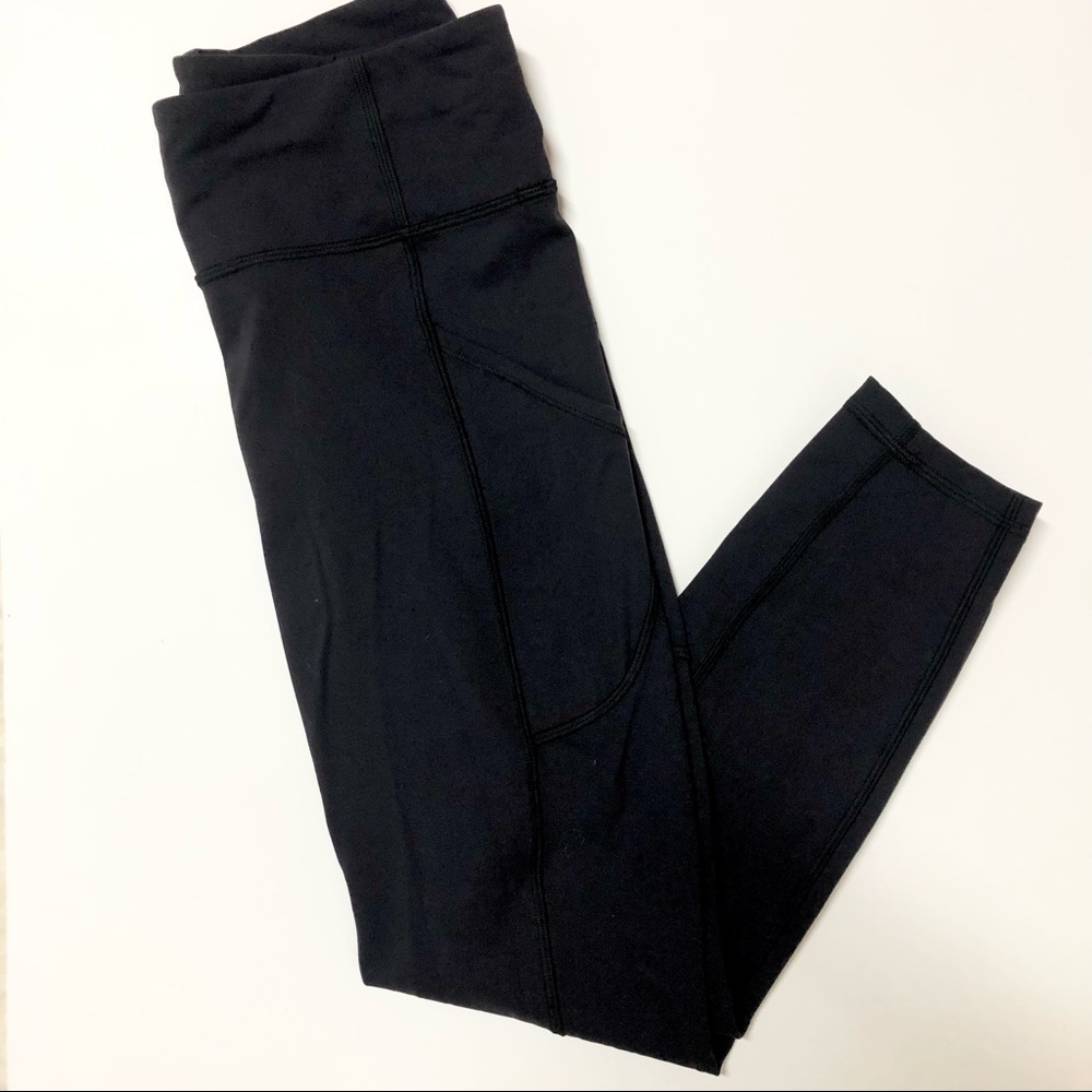 Lululemon Cropped Black Leggings Size 8